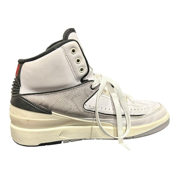 Air Jordan 2 Retro Python High Top Basketball Sneakers Youth 7 Women’s 8.5 - Picture 3 of 13